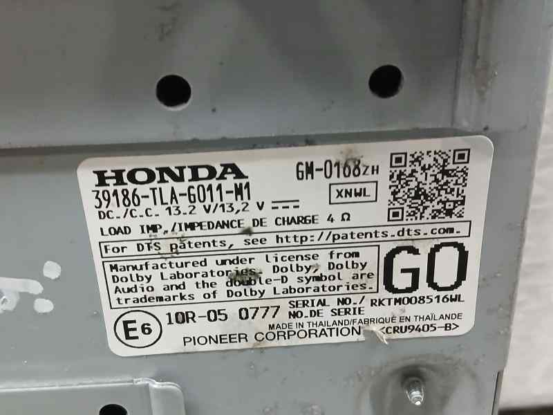 Recambio de amplificador radio para honda cr-v elegance hybrid 2wd referencia OEM IAM 39186TLA6011M1 10R050777 PIONER