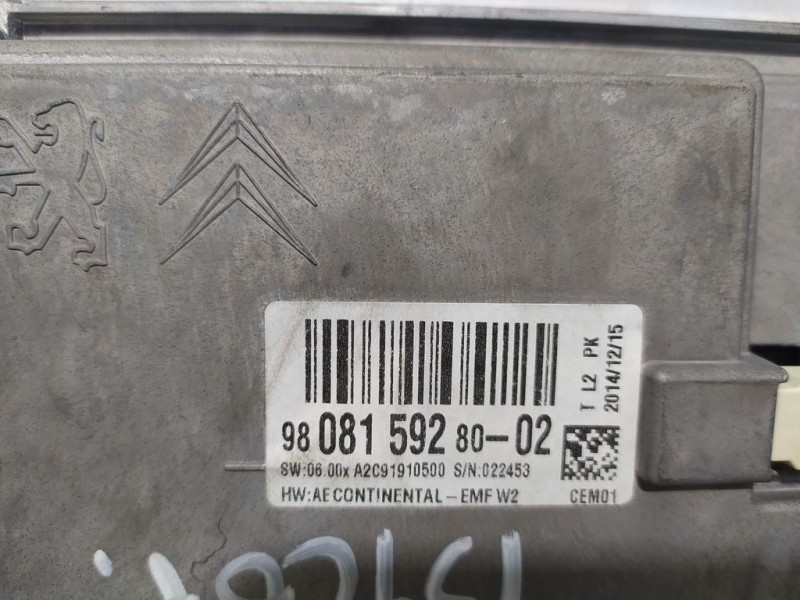 Recambio de sistema navegacion gps para peugeot 508 allure referencia OEM IAM 9808159280 A2C91910500 CONTINENTAL