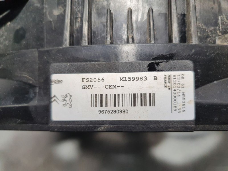 Recambio de electroventilador para peugeot 208 style referencia OEM IAM 9675280980 M159983B VALEO