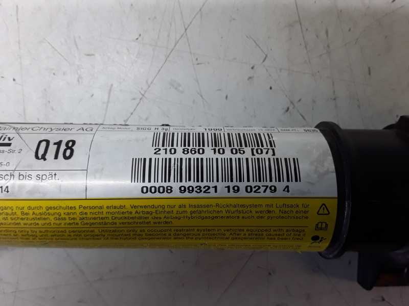 Recambio de airbag cortina delantero derecho para mercedes-benz clase e (w210) berlina referencia OEM IAM 2108601005  