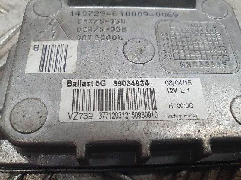 Recambio de centralita faros xenon para peugeot 3008 allure referencia OEM IAM 89034934  