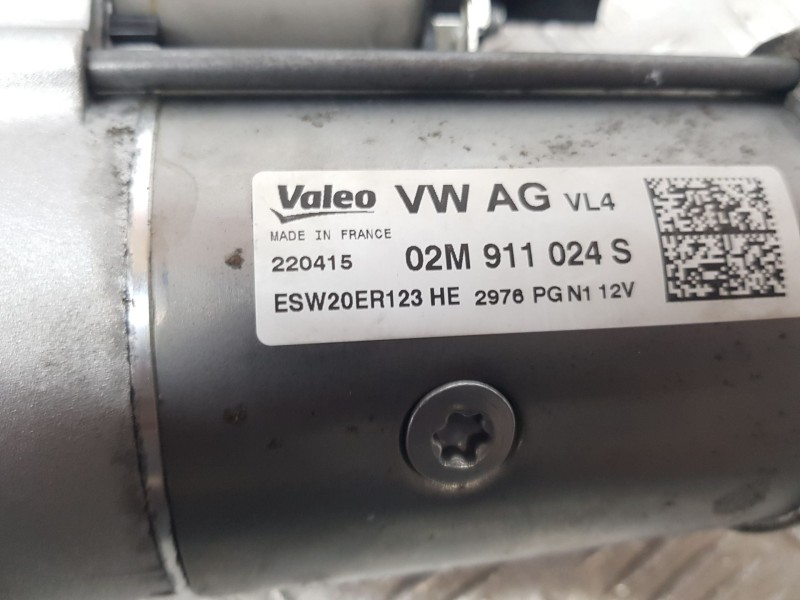 Recambio de motor arranque para seat leon st (5f8) 2.0 tdi referencia OEM IAM 02M911024S VALEO ESW20ER123HE 