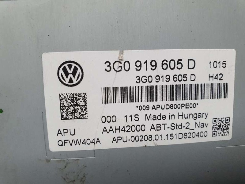 Recambio de sistema navegacion gps para volkswagen passat lim. (3g2) edition bmt referencia OEM IAM 3G0919605D  