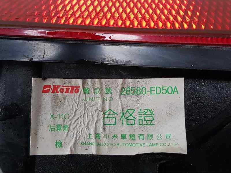 Recambio de faro antiniebla trasero central para nissan juke (f15) tekna referencia OEM IAM 26580ED50A  