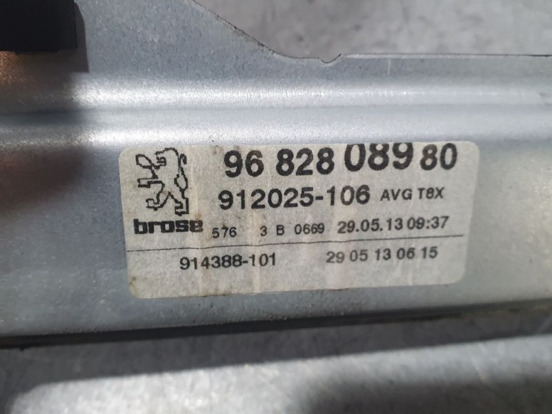 Recambio de elevalunas delantero izquierdo para peugeot 5008 allure referencia OEM IAM 9682808980 912025106 BROSE ELECTRICO 6 PI