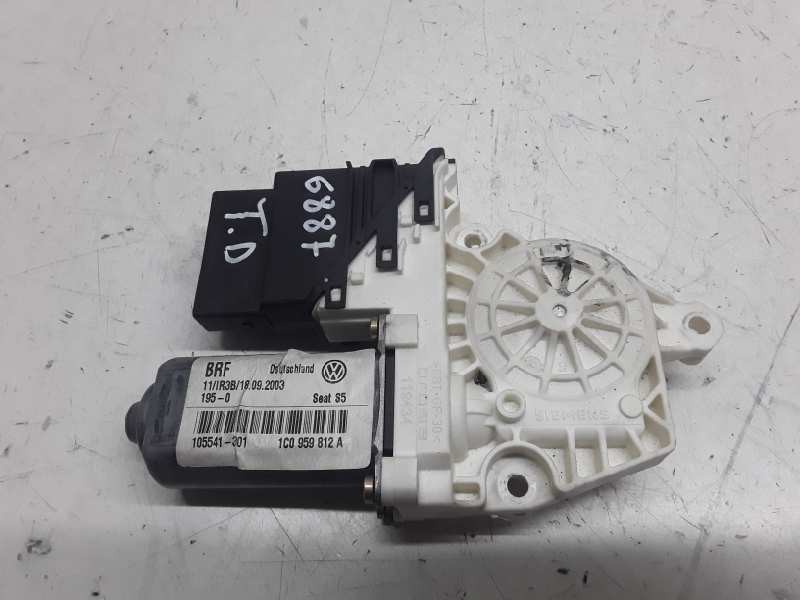 Recambio de motor elevalunas trasero derecho para seat leon (1m1) 1.6 16v referencia OEM IAM 1C0959812A 1C0959812A 18 PINS