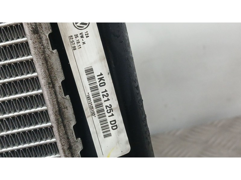 Recambio de radiador agua para volkswagen golf vi (5k1) advance bluemotion referencia OEM IAM 1K0121251DD  