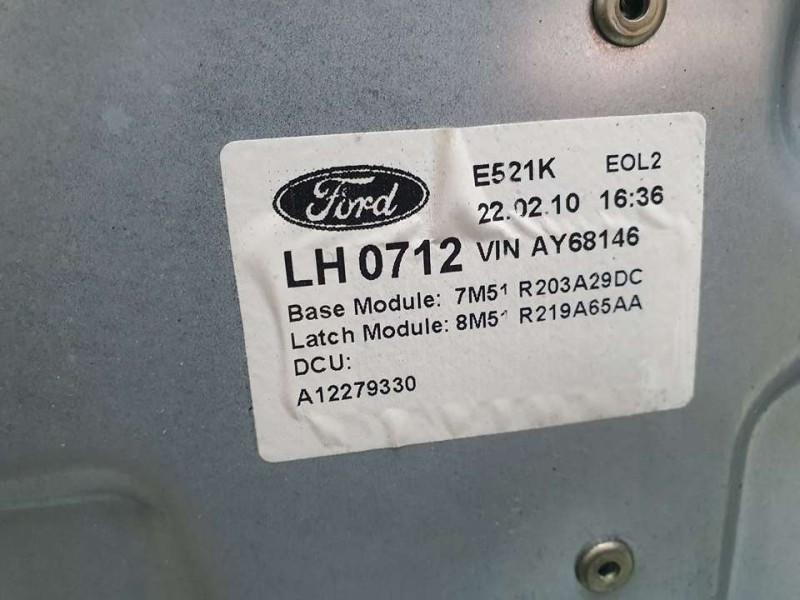 Recambio de elevalunas delantero izquierdo para ford kuga (cbv) titanium referencia OEM IAM 7M51R203A29DC 8M51R219A65AA ELECTRIC
