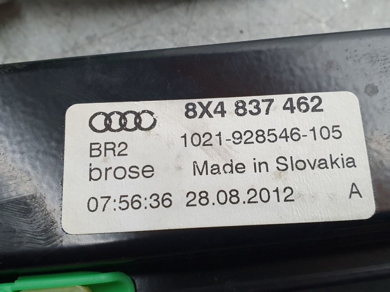 Recambio de elevalunas delantero derecho para audi a1 sportback (8xa) ambition referencia OEM IAM 8X4837462 1021928546105 BROSE 