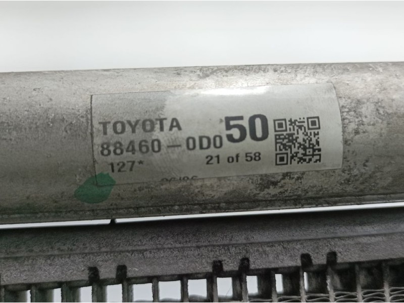 Recambio de condensador / radiador aire acondicionado para toyota yaris (ksp9/scp9/nlp9) básico referencia OEM IAM 884600D050  