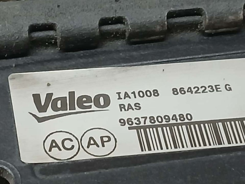 Recambio de intercooler para citroën c5 break 2.0 hdi premier referencia OEM IAM 9637809480 864223E VALEO