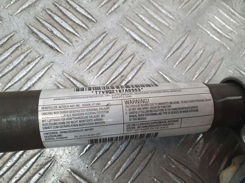 Recambio de airbag cortina delantero derecho para dodge avenger sxt referencia OEM IAM P55351260AE  