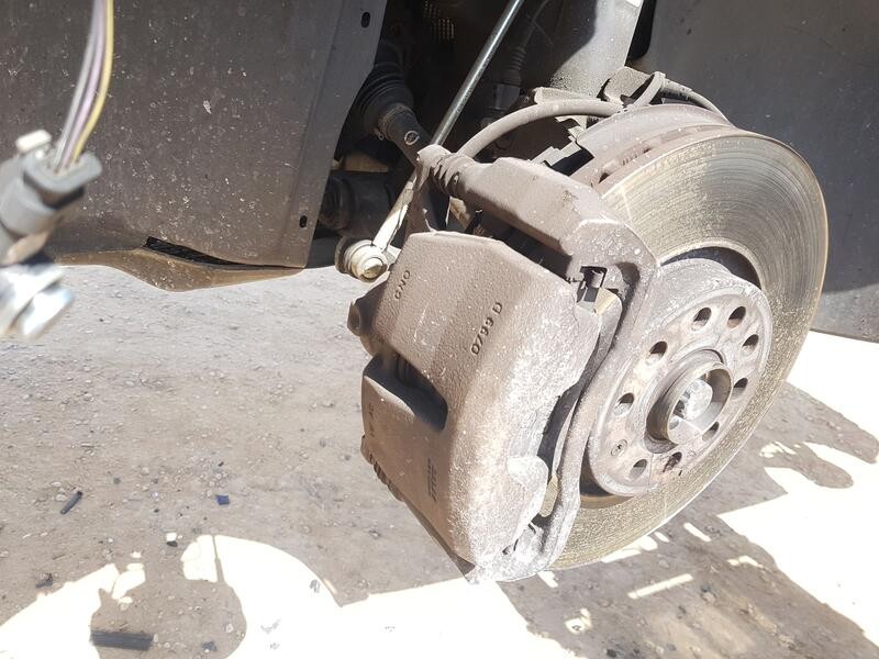 Recambio de pinza freno delantera izquierda para volkswagen sharan (7n1, 7n2) 2.0 tdi referencia OEM IAM 3C0615123  TRW