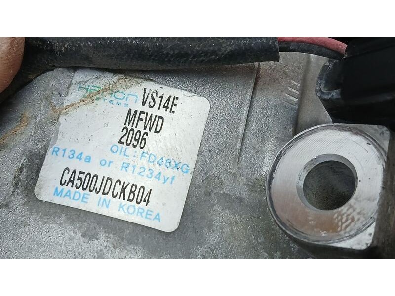 Recambio de compresor aire acondicionado para kia cee´d concept referencia OEM IAM 97701A6400 HANON VS14E CA500JDCKB04