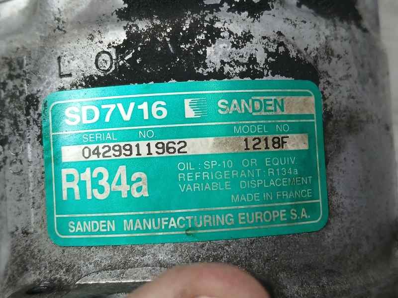 Recambio de compresor aire acondicionado para peugeot 206 berlina xs referencia OEM IAM 9645306580 SD7V16 1218F