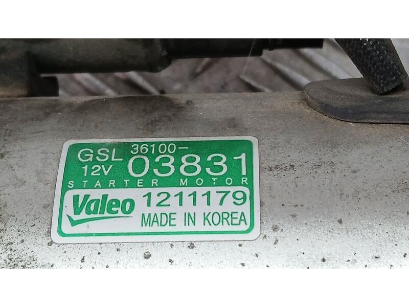 Recambio de motor arranque para kia cee´d concept referencia OEM IAM 3610003831 VALEO 1211179