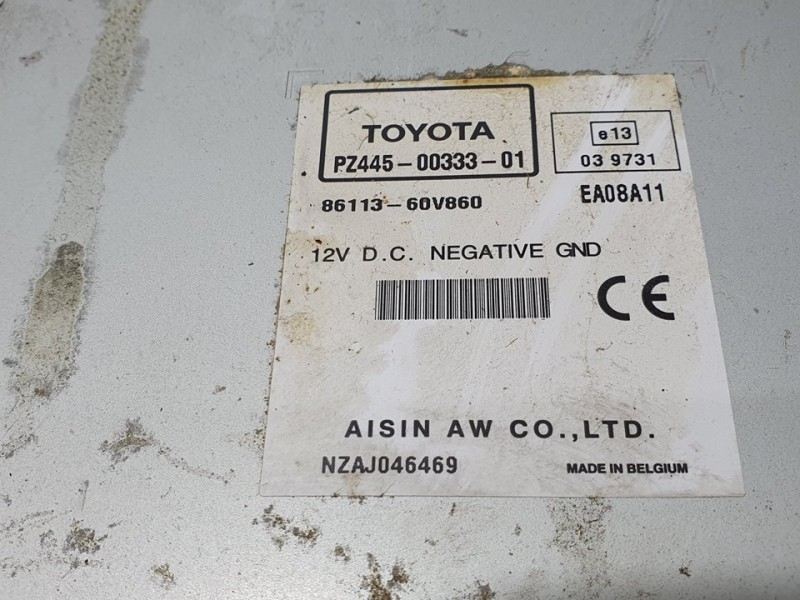 Recambio de sistema navegacion gps para toyota avensis (t27) active referencia OEM IAM PZ4450033301 8611360V860 