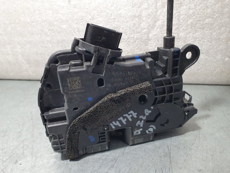 Recambio de cerradura puerta delantera izquierda para nissan micra v (k14) acenta referencia OEM IAM 805015FA1A 40519134 4 PINES