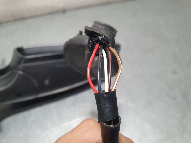 Recambio de retrovisor derecho para audi a3 sportback (8p) 1.6 fsi ambiente referencia OEM IAM 8E0857508B 481506 ELECTRICO 5 CAB