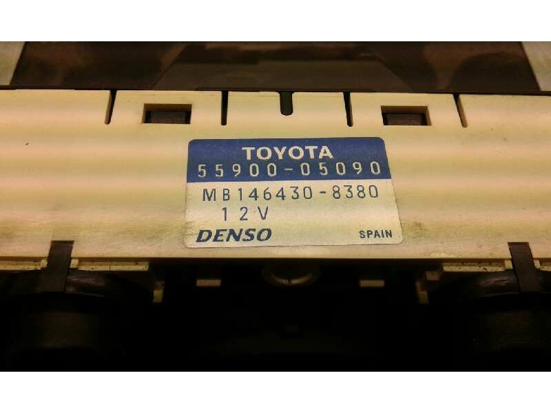 Recambio de mando climatizador para toyota avensis berlina (t 22) 2.0 d4-d luna (4-ptas.) referencia OEM IAM 5590005090  5590005