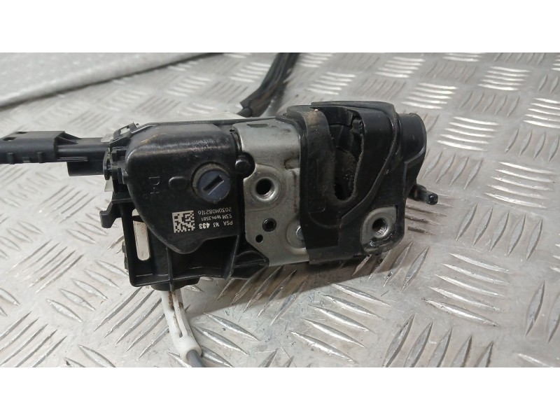 Recambio de cerradura puerta delantera derecha para peugeot partner furgoneta/monovolumen (k9) 1.5 bluehdi 100 referencia OEM IA