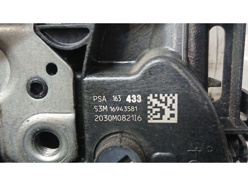 Recambio de cerradura puerta delantera derecha para peugeot partner furgoneta/monovolumen (k9) 1.5 bluehdi 100 referencia OEM IA