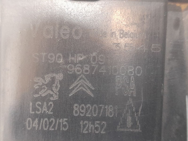Recambio de faro antiniebla izquierdo para citroën c4 ii (nc_) 1.6 bluehdi 100 referencia OEM IAM 9687410080 3545 VALEO