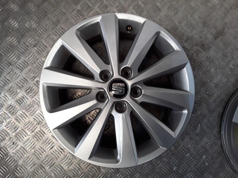 Recambio de juego llantas aluminio para seat ibiza v (kj1, kjg) 1.0 tsi referencia OEM IAM 5.5X15 5 TORN ET40 ALUMINIO ROZADAS