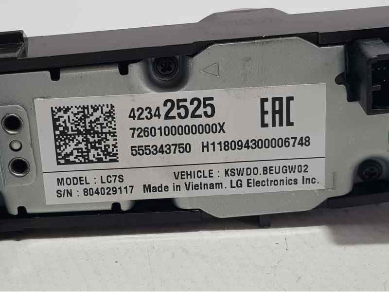 Recambio de mando radio para opel astra k lim. 5türig dynamic referencia OEM IAM 42342525 555343750 LG ELECTRONICS