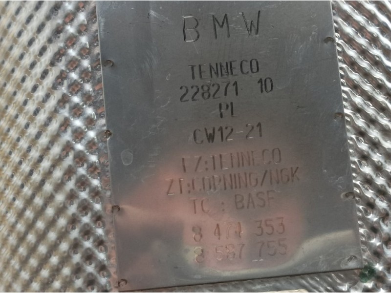 Recambio de filtro de particulas para bmw serie 2 gran coupe (f44) 220d aventage 4p referencia OEM IAM 8587755 22827110 TENUECO