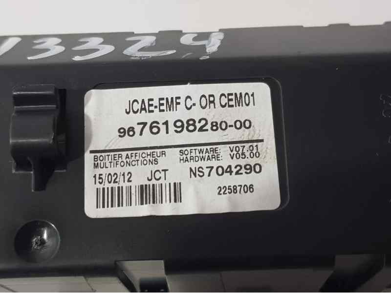 Recambio de pantalla multifuncion para peugeot 508 active referencia OEM IAM 967619828000 NS704290 