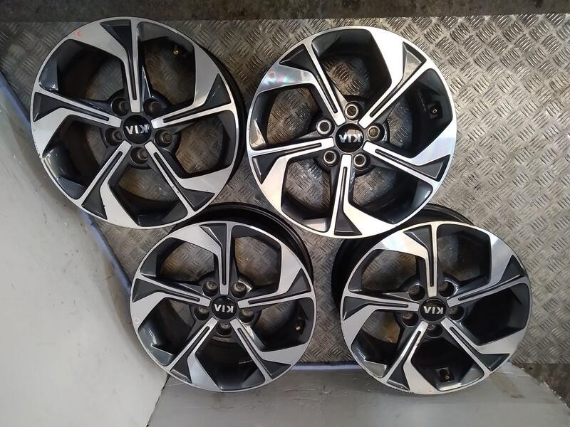 Recambio de juego llantas aluminio para kia xceed drive referencia OEM IAM 6.5X16 5 TORN ET40 ALUMINIO ROZADAS