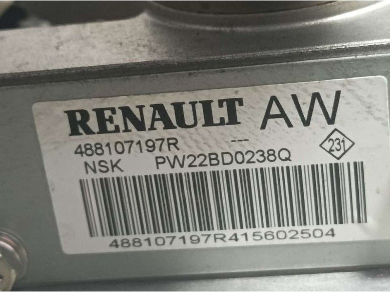 Recambio de columna direccion para renault kadjar experience referencia OEM IAM 488107197R PW22BD0238Q ELECTRO-MECANICA NSK