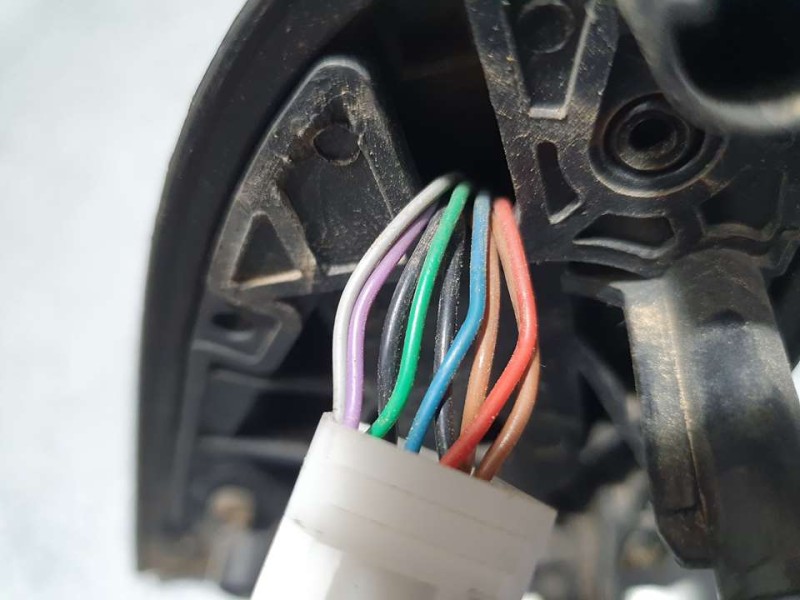 Recambio de retrovisor derecho para citroën xsara picasso 1.6 hdi sx referencia OEM IAM 8149NJ ELECTRICO 9 CABLES 