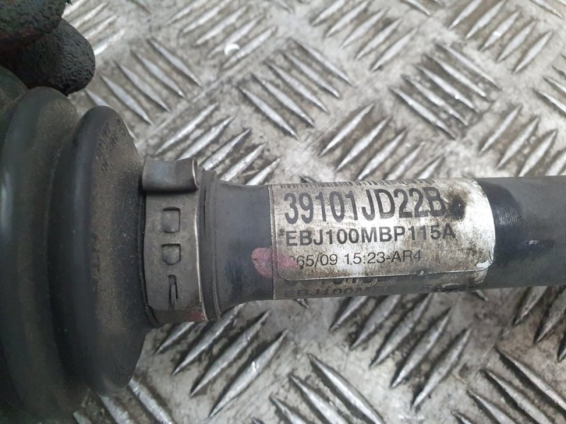 Recambio de transmision delantera izquierda para nissan qashqai+2 (jj10) acenta referencia OEM IAM 39101JD22B  