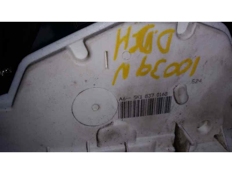 Recambio de cerradura puerta delantera derecha para volkswagen golf vi (5k1) advance referencia OEM IAM 5K1837016B  