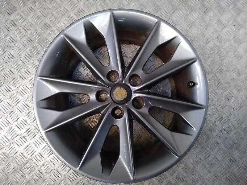 Recambio de juego llantas aluminio para seat ibiza (6j5) style tech referencia OEM IAM 7X16 5 TORN ET43 ALUMINIO ROZADAS