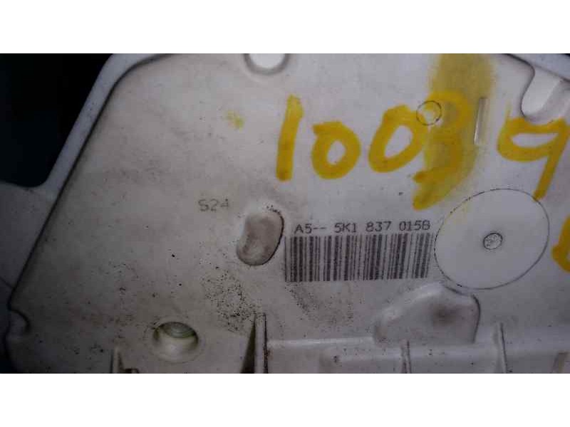 Recambio de cerradura puerta delantera izquierda para volkswagen golf vi (5k1) advance referencia OEM IAM 5K1837015B  