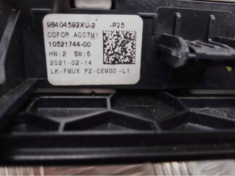 Recambio de mando multifuncion para peugeot 208 (p2) e-allure pack referencia OEM IAM 98404592XU 10521744 