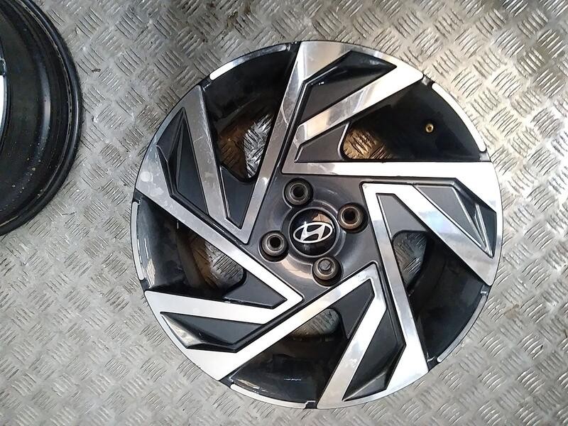 Recambio de juego llantas aluminio para hyundai i 20 tecno mild-hybrid referencia OEM IAM 6X16 4 TORN ET50 ALUMINIO ROZADAS