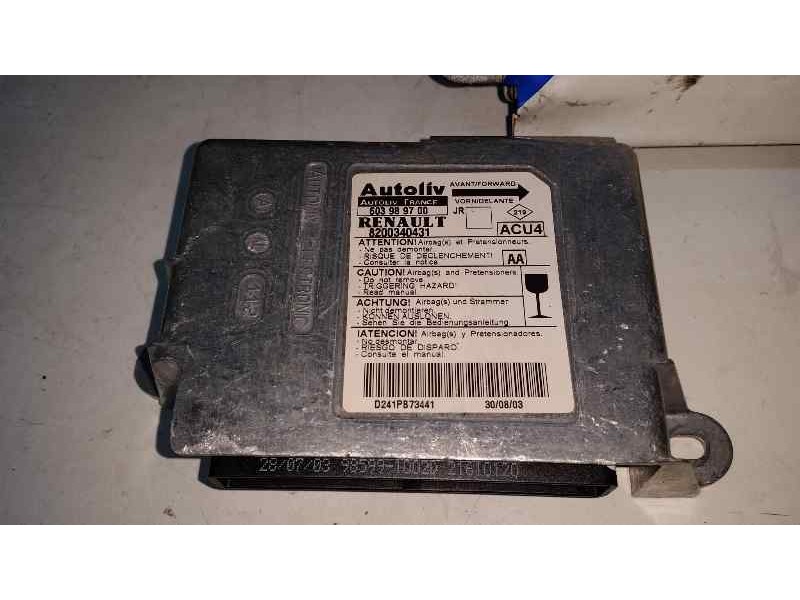 Recambio de kit airbag para renault scenic ii authentique referencia OEM IAM 8200340431  