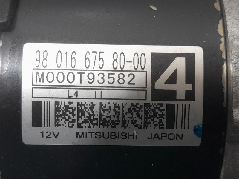 Recambio de motor arranque para citroën c4 ii (nc_) 1.6 bluehdi 100 referencia OEM IAM 980166758000 M000T93582 MITSUBISHI