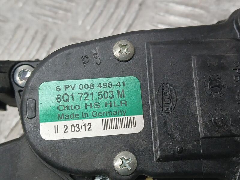Recambio de potenciometro pedal para volkswagen polo (6r1) advance referencia OEM IAM 6Q1721503M  6PV00849641