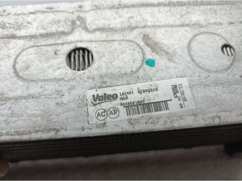 Recambio de intercooler para peugeot 307 berlina (s2) xs referencia OEM IAM 9648551880 876923JB VALEO