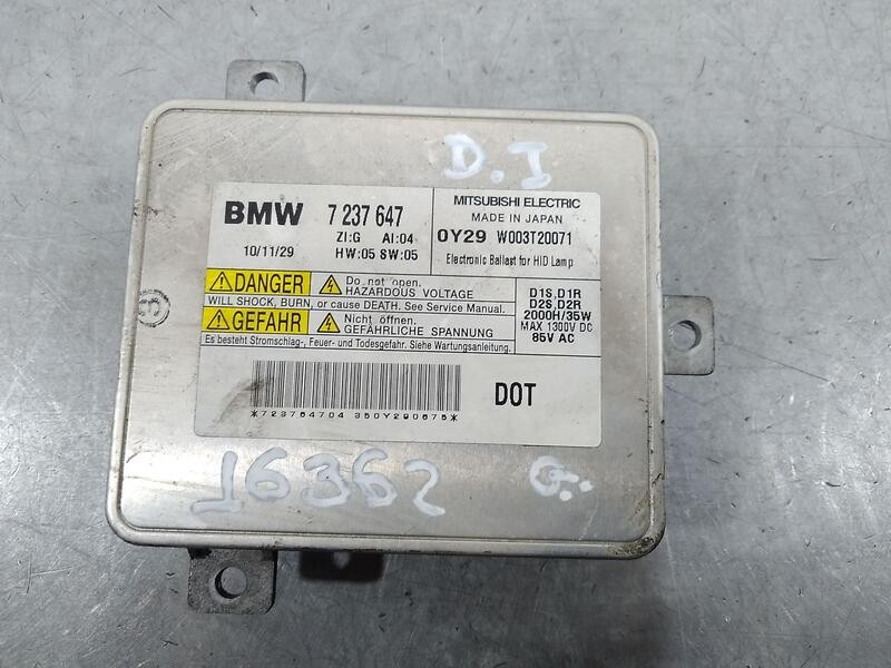 Recambio de centralita faros xenon para bmw serie 3 berlina (e90) 318d referencia OEM IAM 7237647  