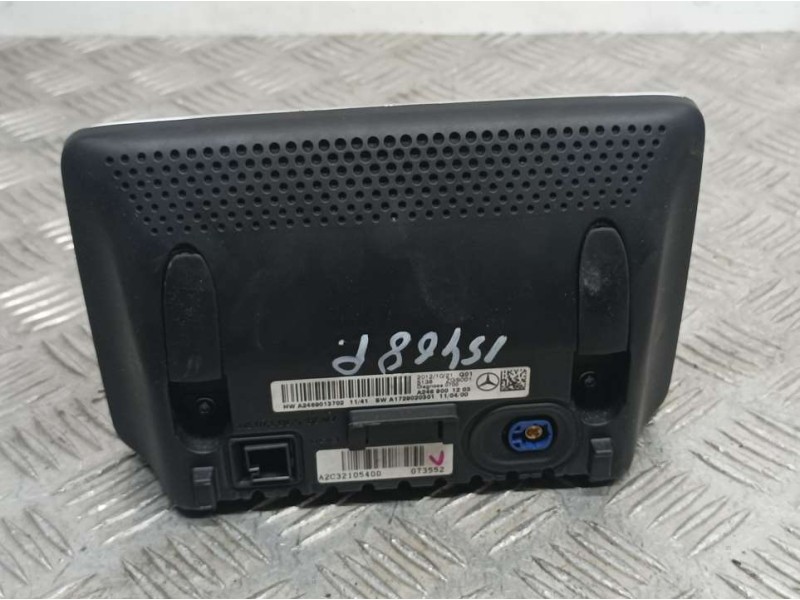 Recambio de pantalla multifuncion para mercedes-benz clase b (w246) b 200 cdi be (246.201) referencia OEM IAM A1729020301 A2C321