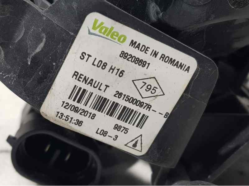 Recambio de faro antiniebla derecho para dacia sandero stepway referencia OEM IAM 261500097R 89208691 VALEO