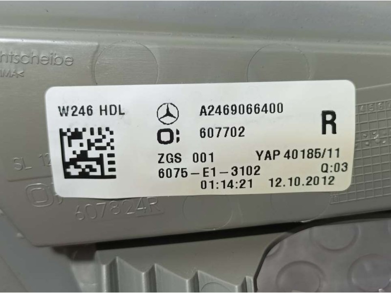 Recambio de piloto trasero derecho para mercedes-benz clase b (w246) b 200 cdi be (246.201) referencia OEM IAM A2469066400  INTE