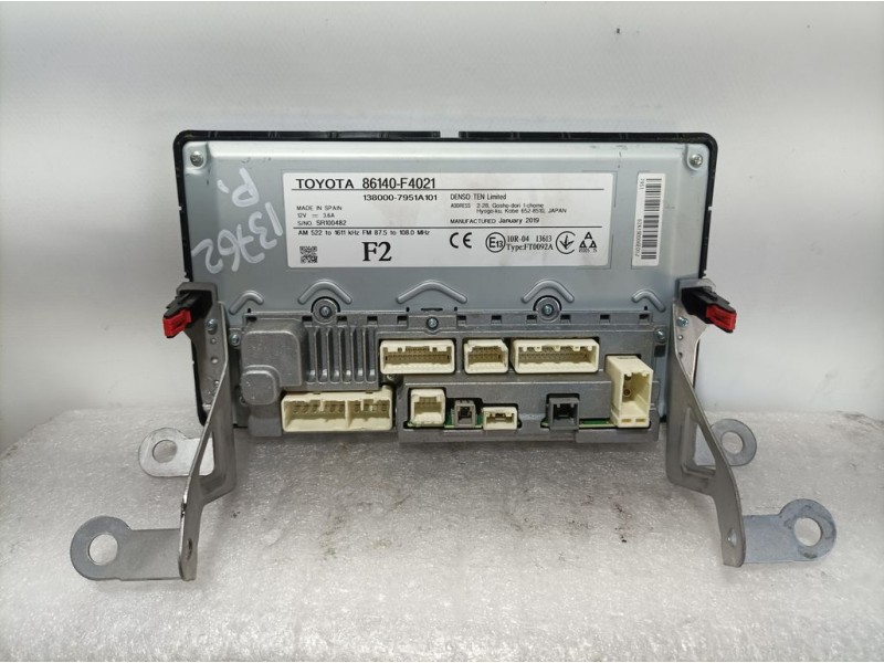 Recambio de sistema navegacion gps para toyota c-hr hybrid style plus referencia OEM IAM 86140F4021 1380007951A101 DENSO