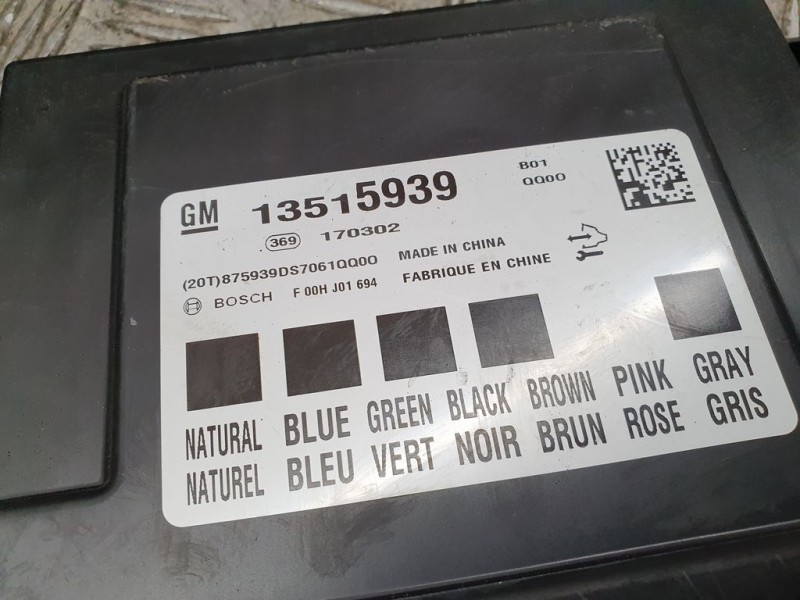 Recambio de modulo electronico para opel corsa e business referencia OEM IAM GM13515939 F00HJ01694 